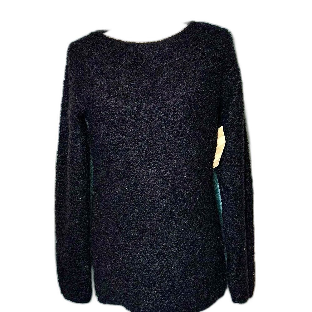 NWT Lord & Taylor 424 Fifth Mohair Blend Boucle Popcorn Crewneck Sweater Sz S